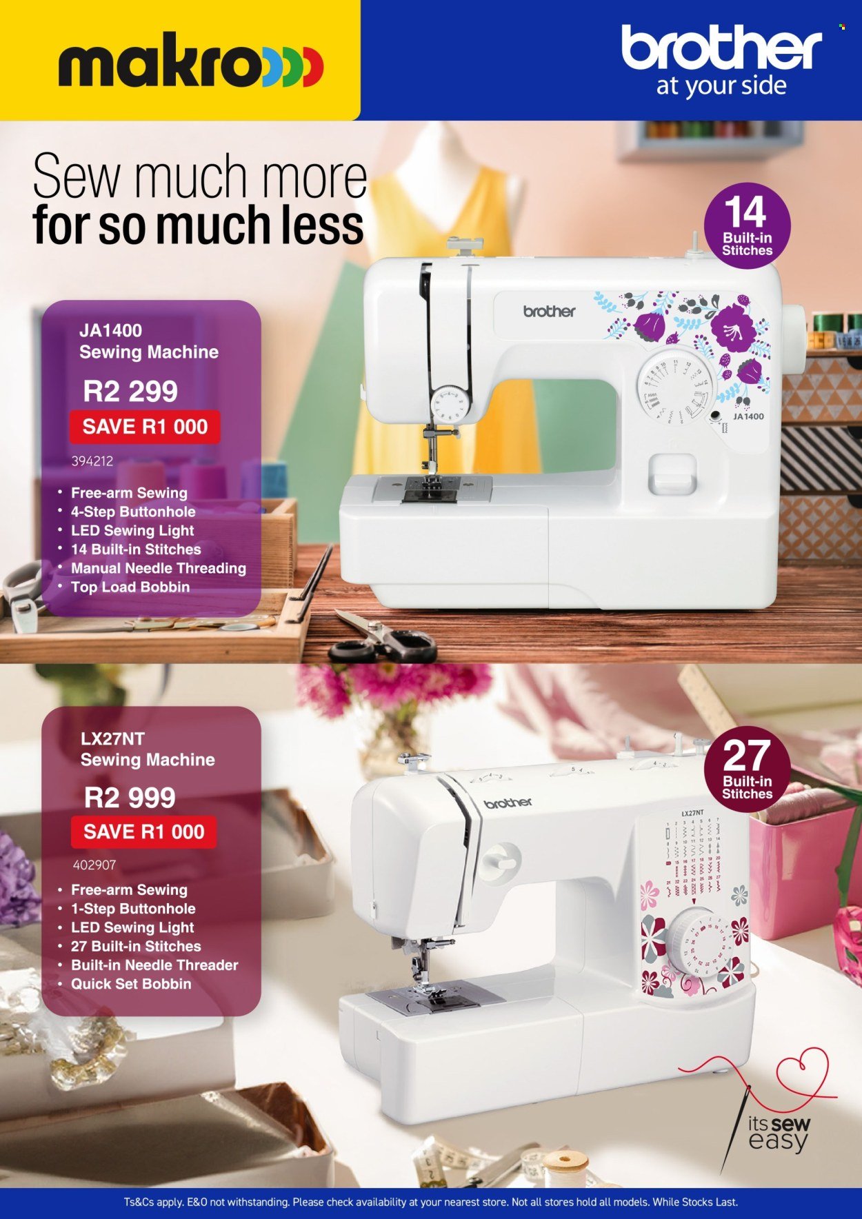 MAKRO specials - Brother Sewing Digital Leaflet