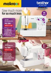MAKRO specials - Brother Sewing Digital Leaflet
