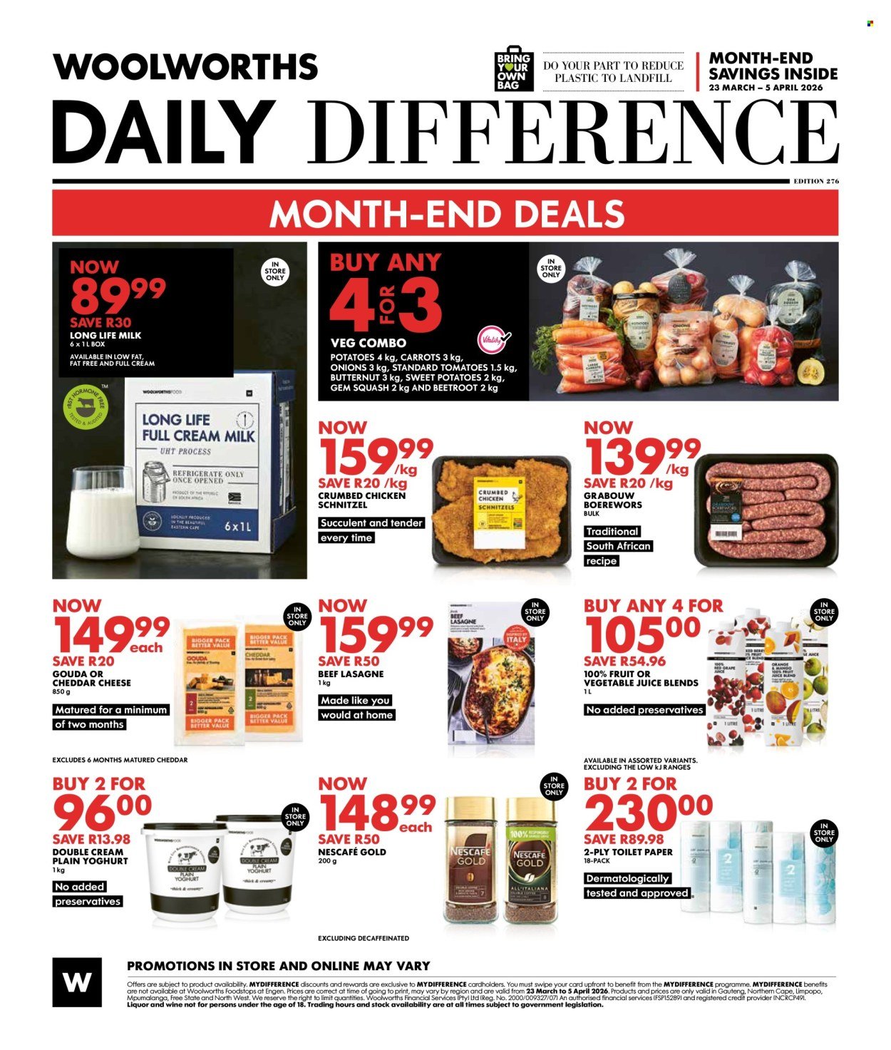 WOOLWORTHS specials - Daily Difference (2026-03-23 - 2026-04-05) | 12