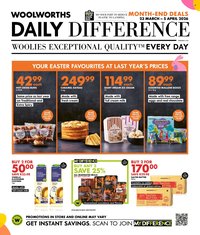 WOOLWORTHS specials - Daily Difference (2026-03-23 - 2026-04-05)