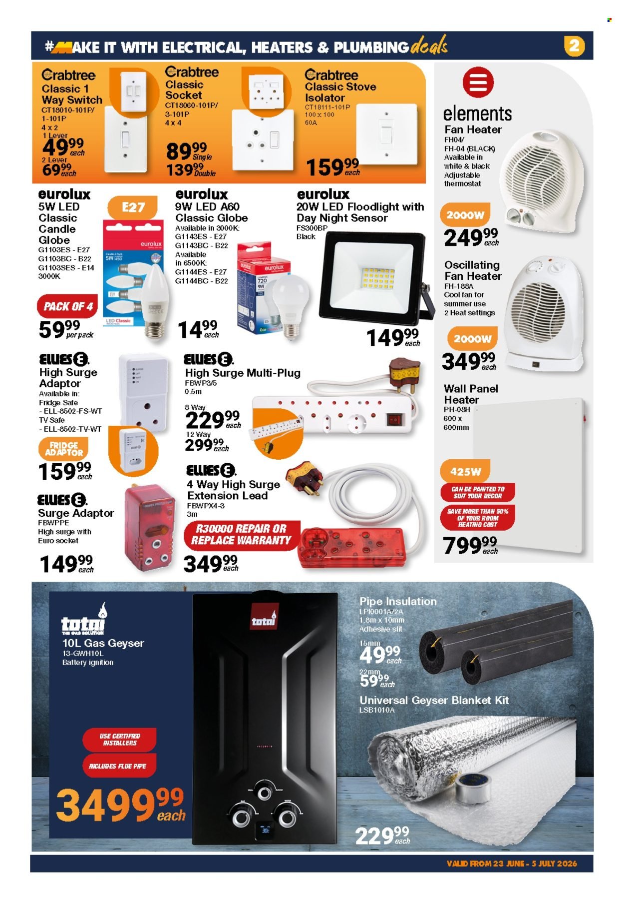 MICA specials - From Tuesday 23 Jun 2026
