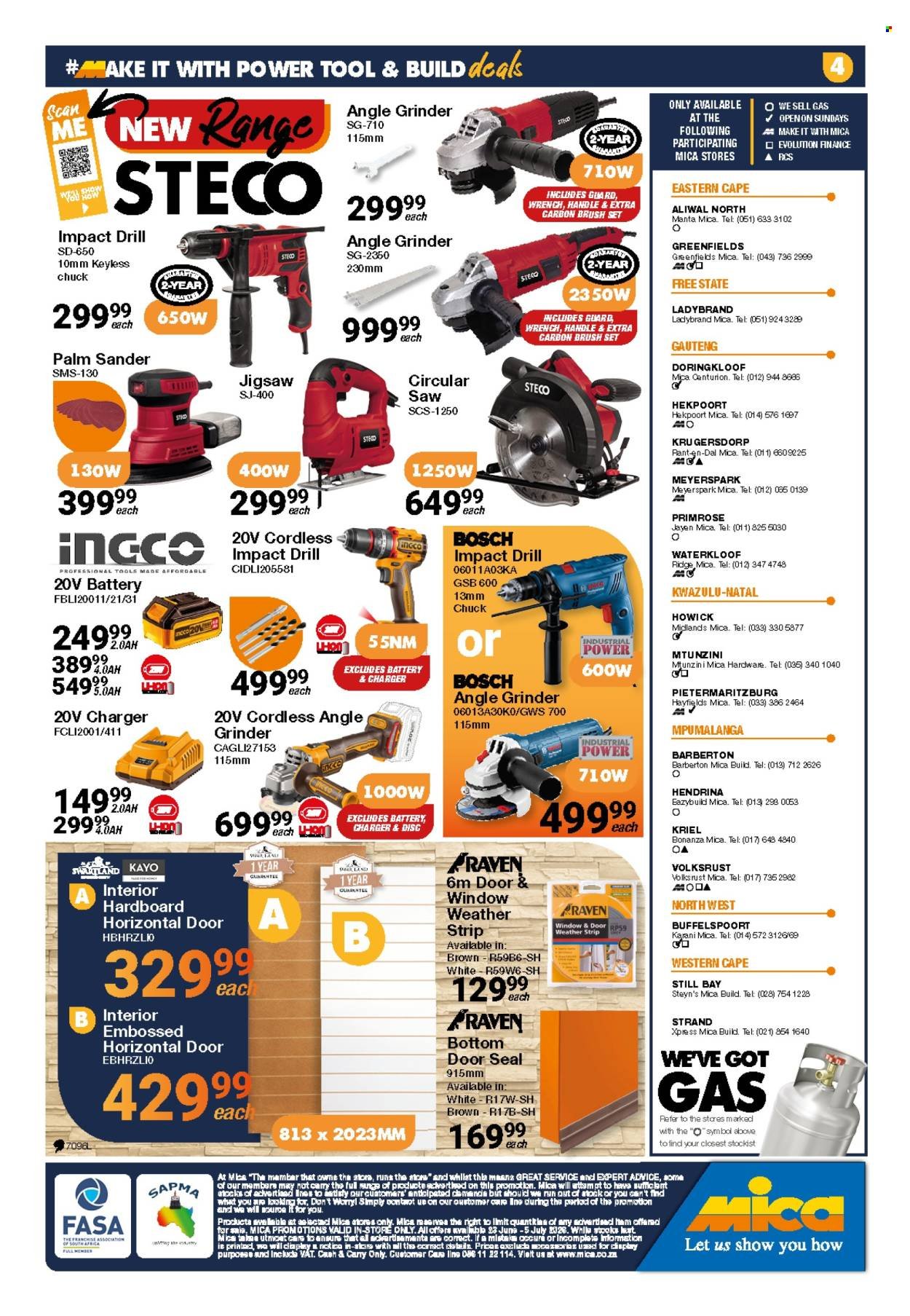 MICA specials - From Tuesday 23 Jun 2026