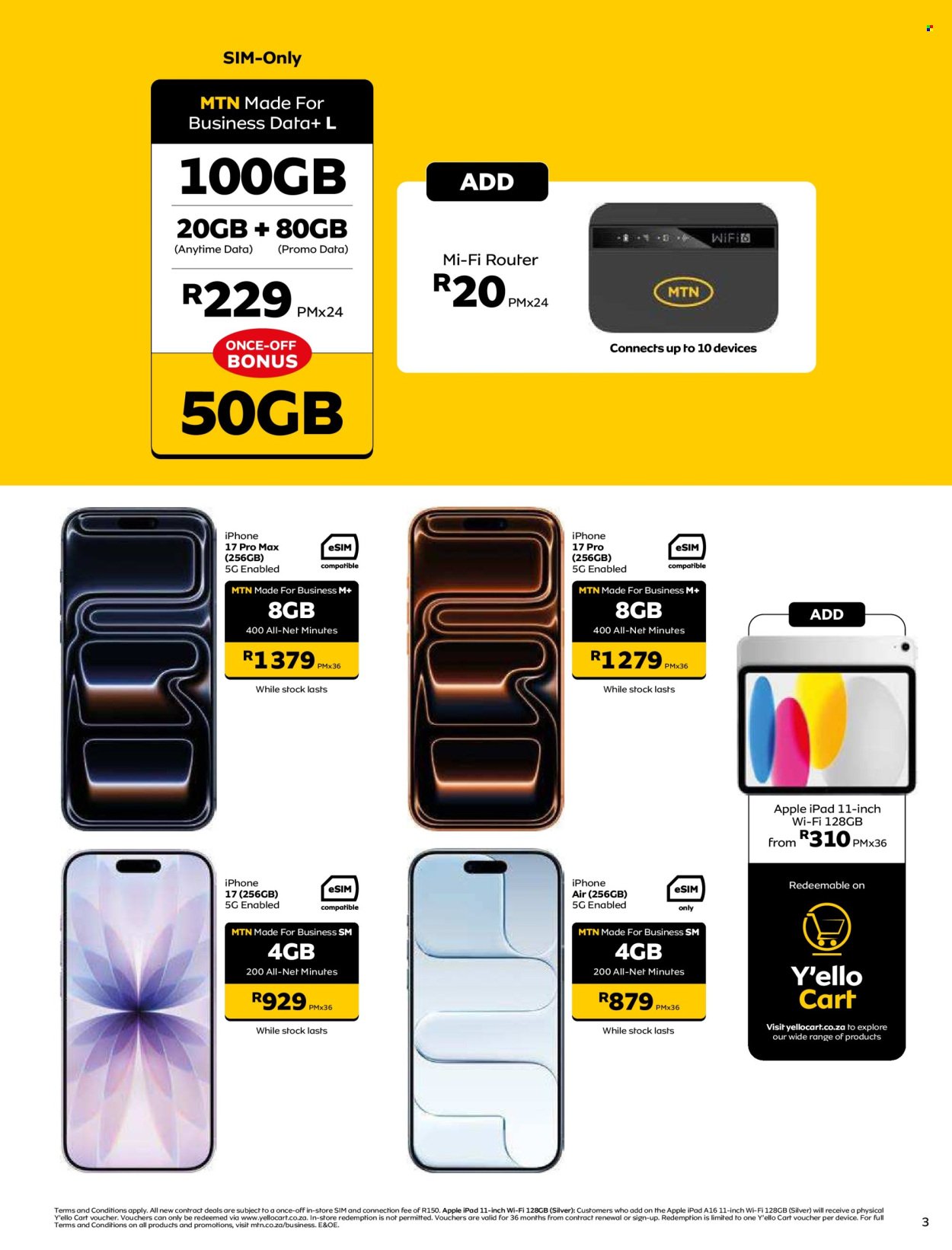 MTN specials - From Tuesday 7 Jul 2026