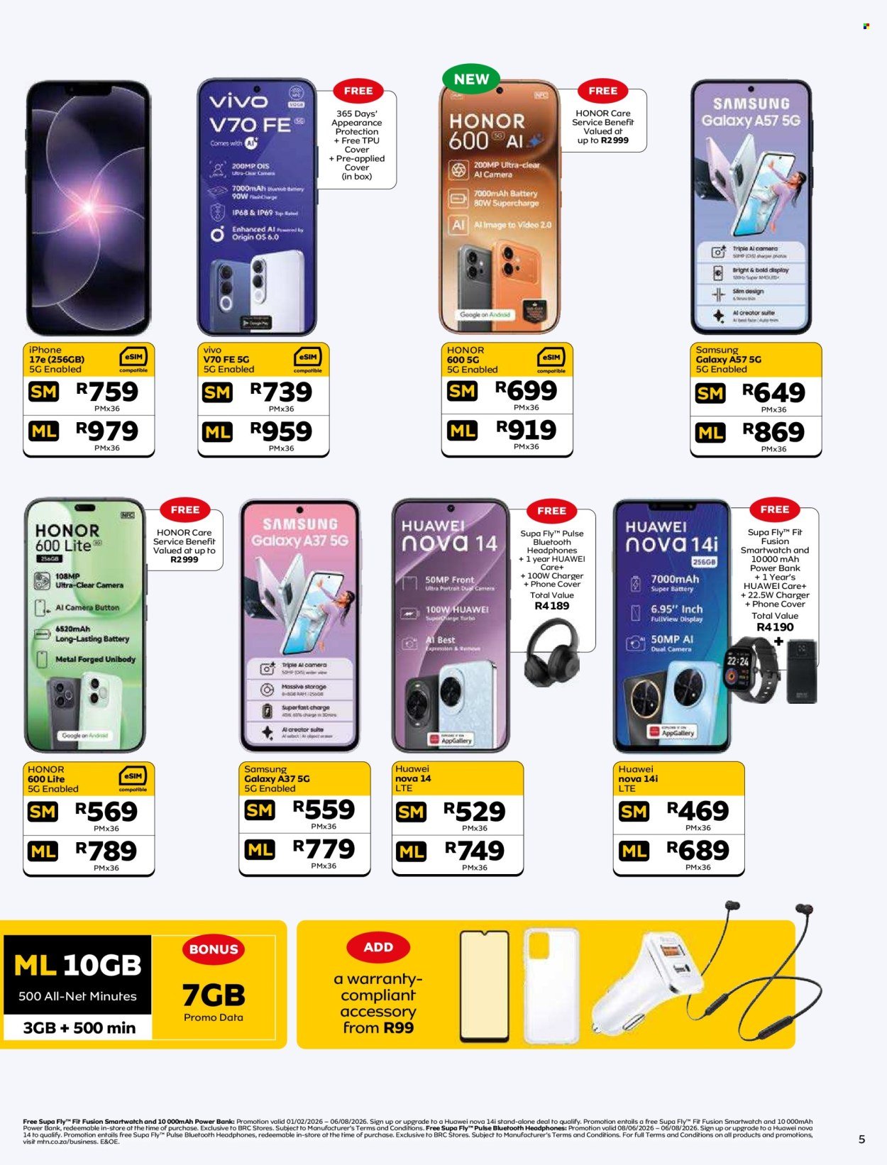 MTN specials - From Tuesday 7 Jul 2026