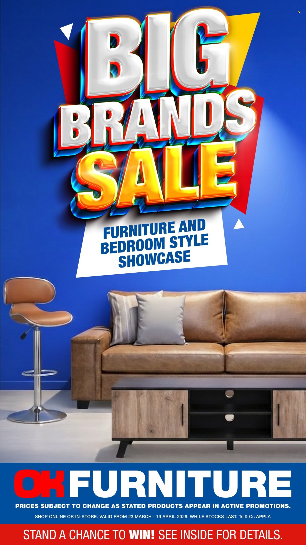 OK FURNITURE specials - From Monday 23 Mar 2026 (2026-03-23 - 2026-04-19) | 1