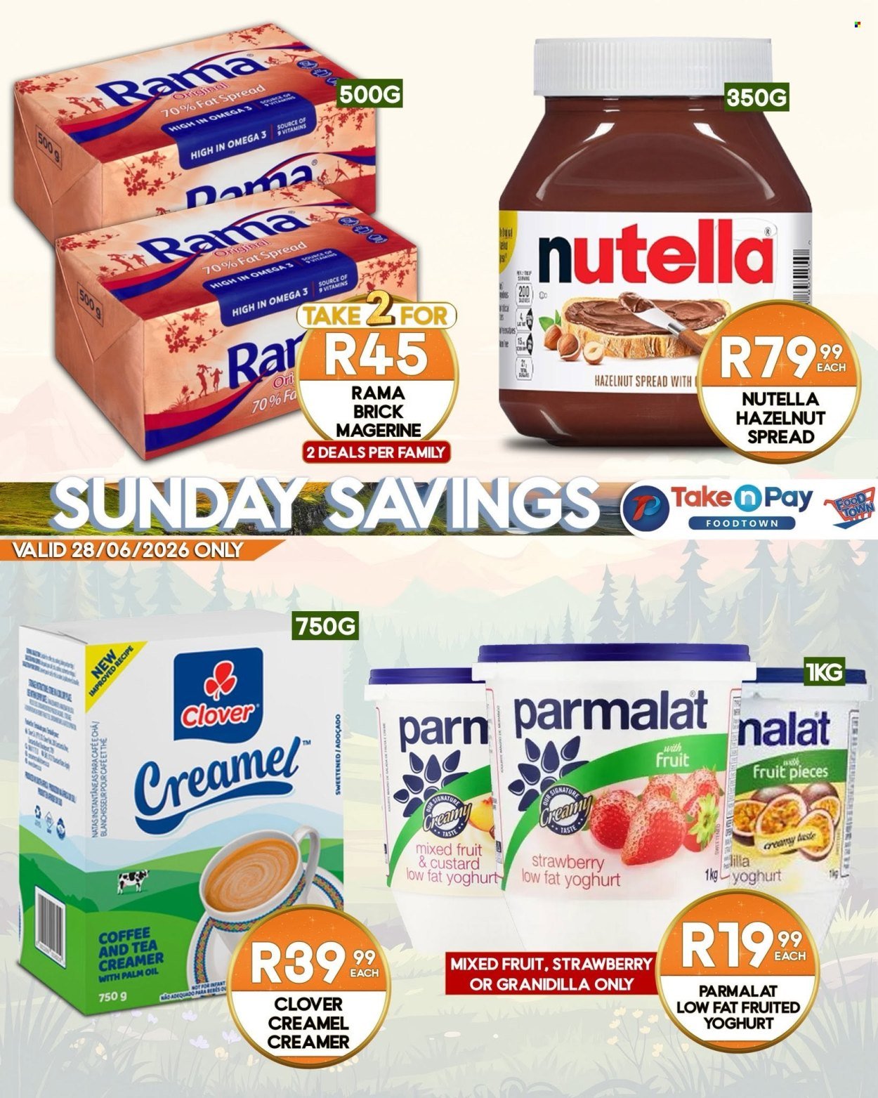 TAKE N PAY specials - From Sunday 28 Jun 2026