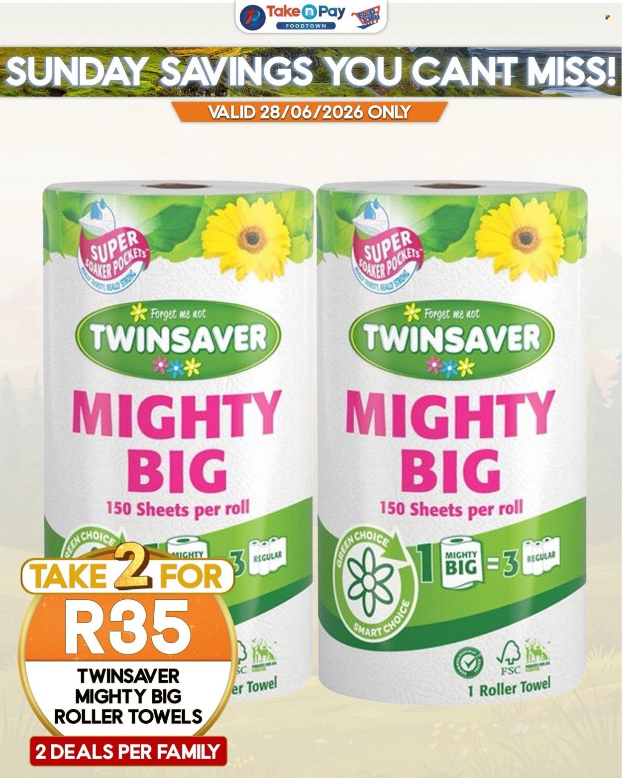 TAKE N PAY specials - From Sunday 28 Jun 2026