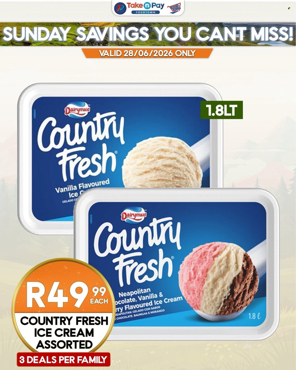 TAKE N PAY specials - From Sunday 28 Jun 2026