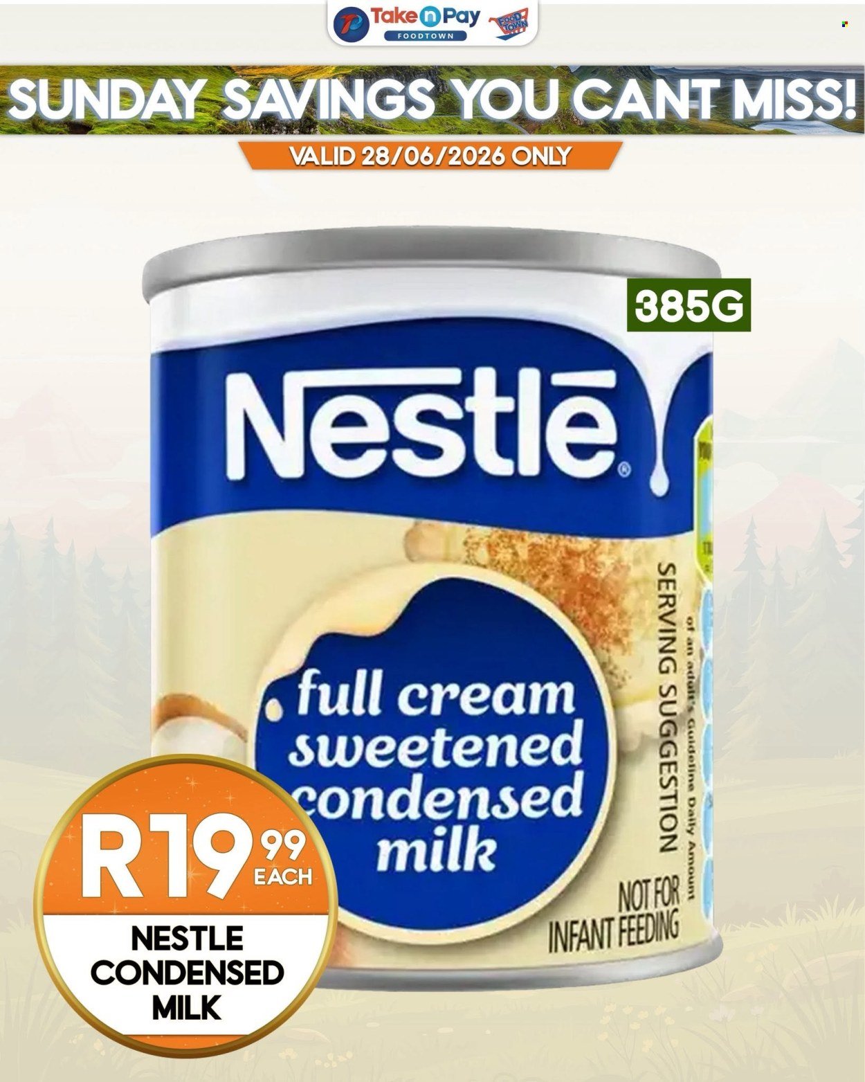 TAKE N PAY specials - From Sunday 28 Jun 2026