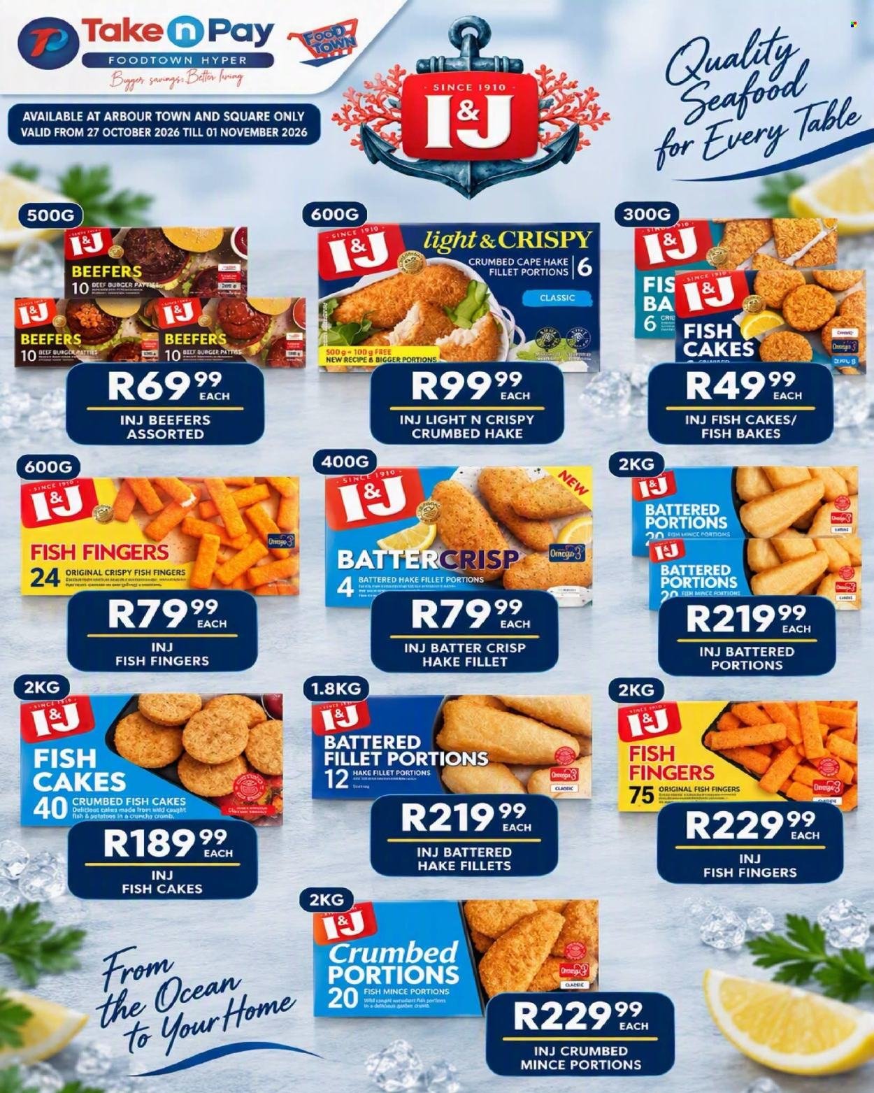 TAKE N PAY specials - From Tuesday 27 Oct 2026