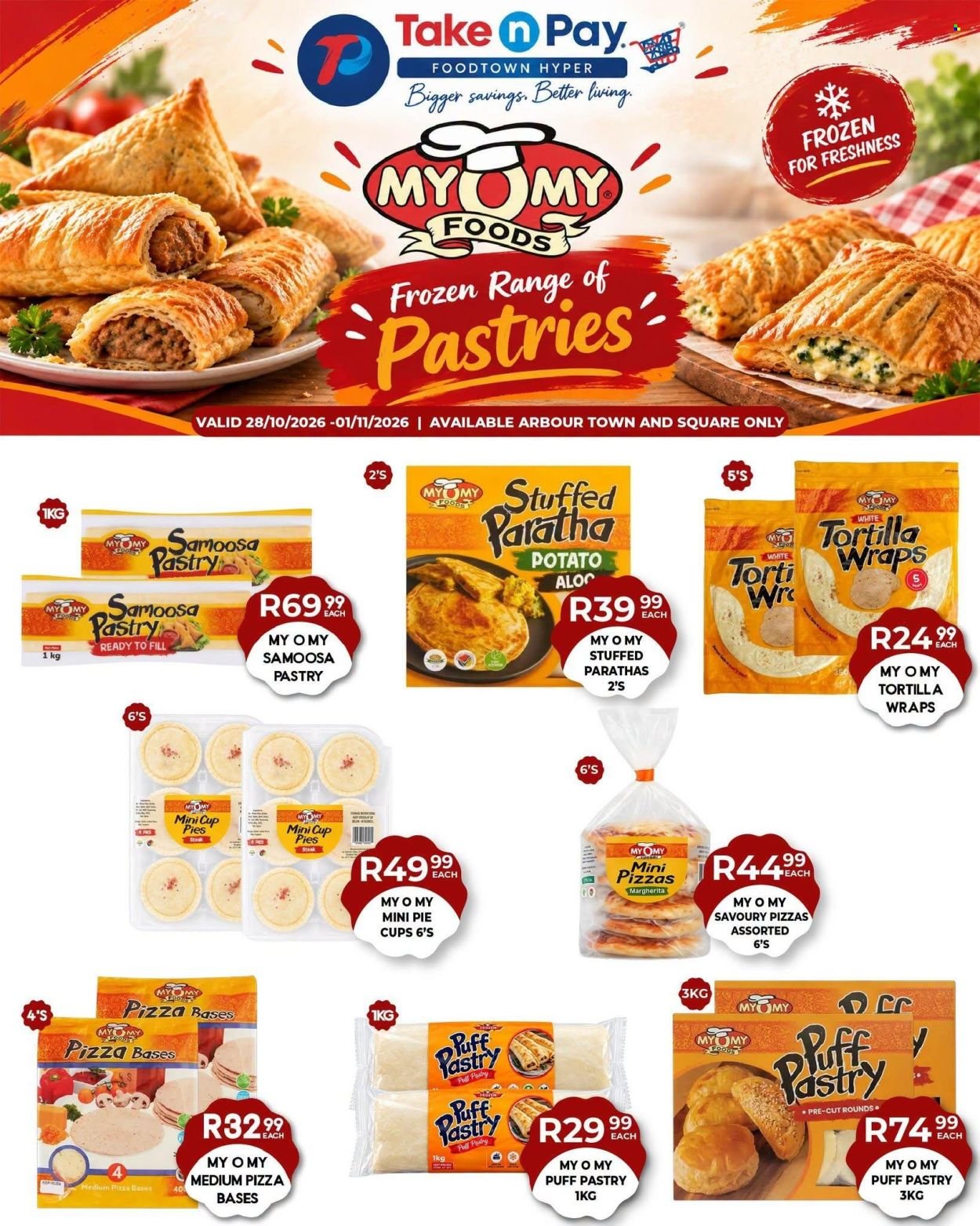 TAKE N PAY specials - From Wednesday 28 Oct 2026