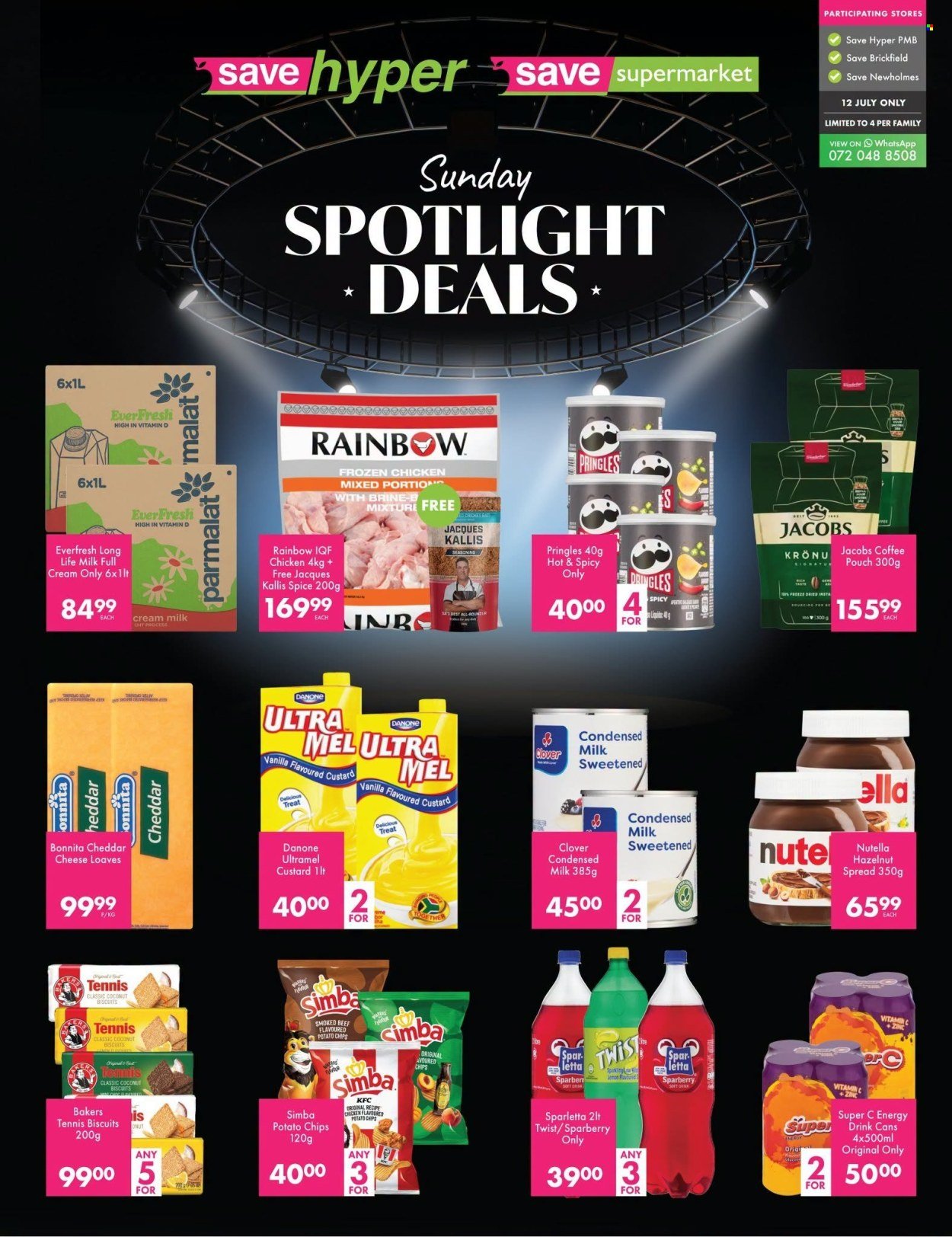 SAVE specials - From Sunday 12 Jul 2026