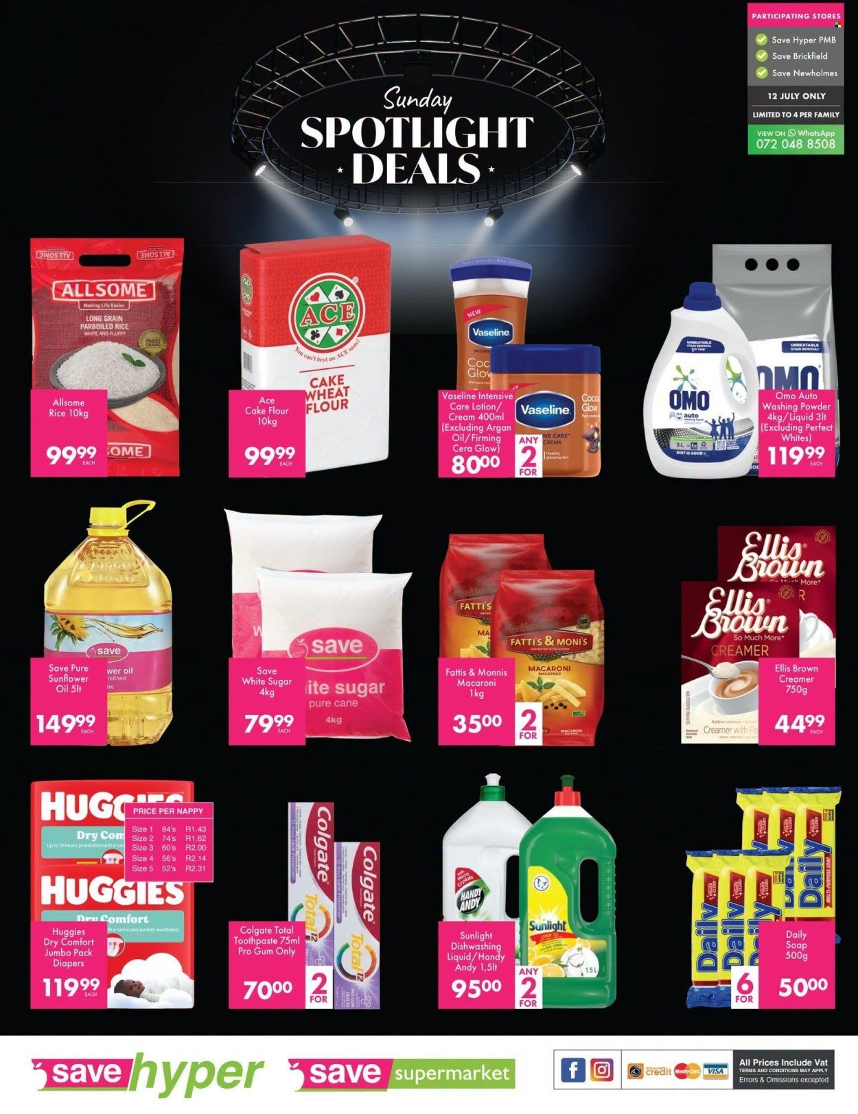 SAVE specials - From Sunday 12 Jul 2026