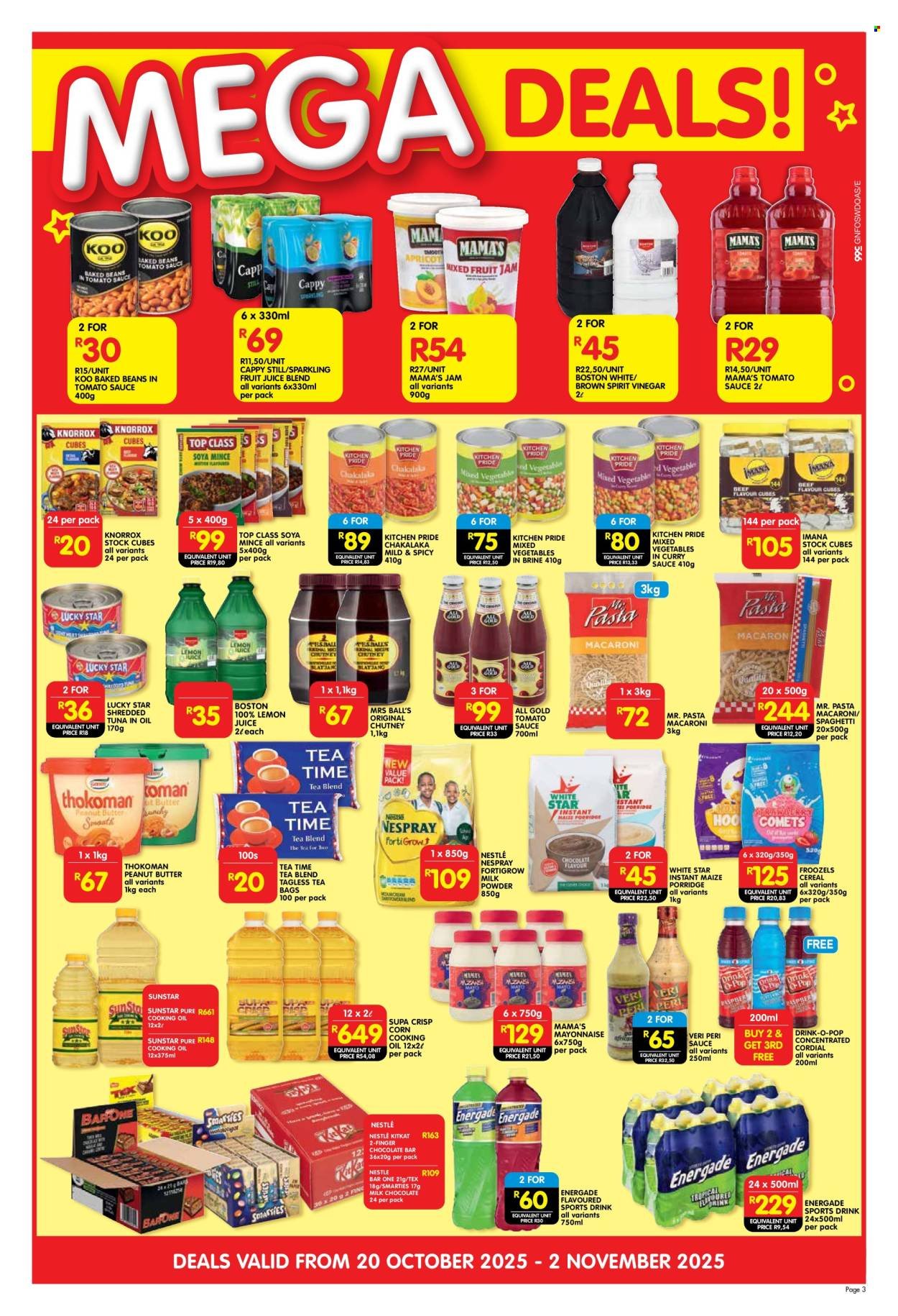 SHOPRITE specials - Cash & Carry Month End Deals Selected Stores (2025-10-20 - 2025-11-02) | 3