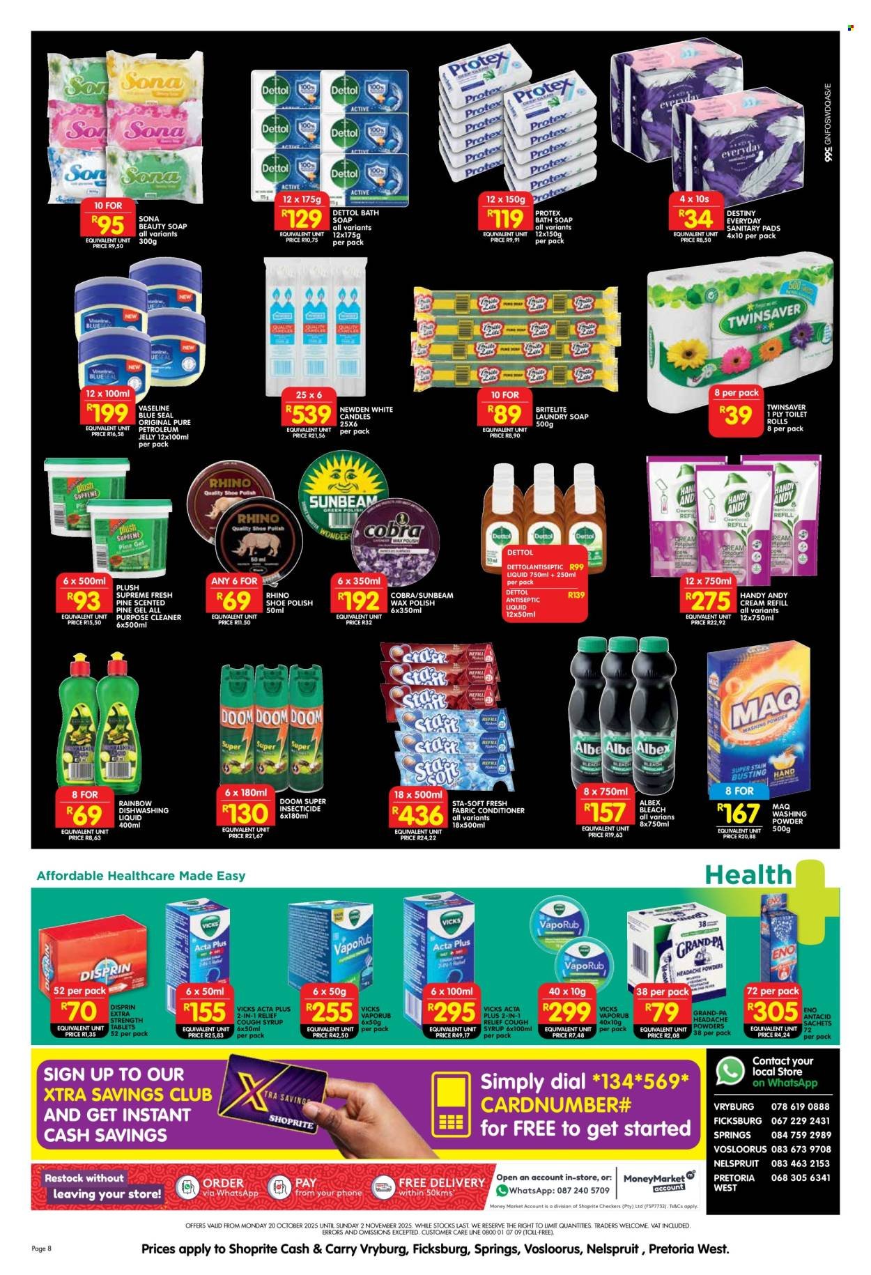 SHOPRITE specials - Cash & Carry Month End Deals Selected Stores (2025-10-20 - 2025-11-02) | 8