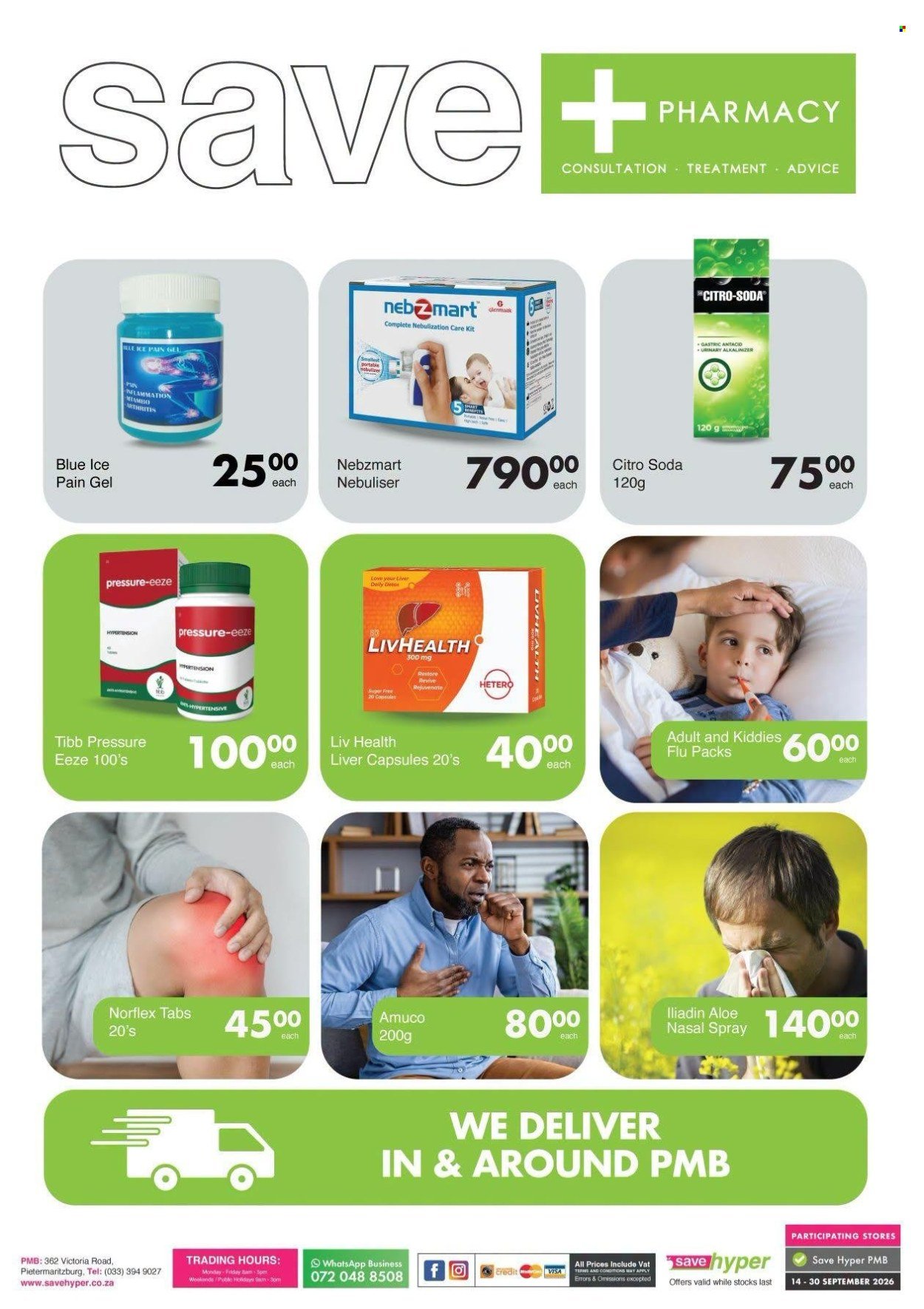 SAVE specials - From Monday 14 Sept 2026