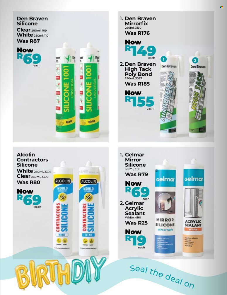 GELMAR specials - From Thursday 1 Oct 2026