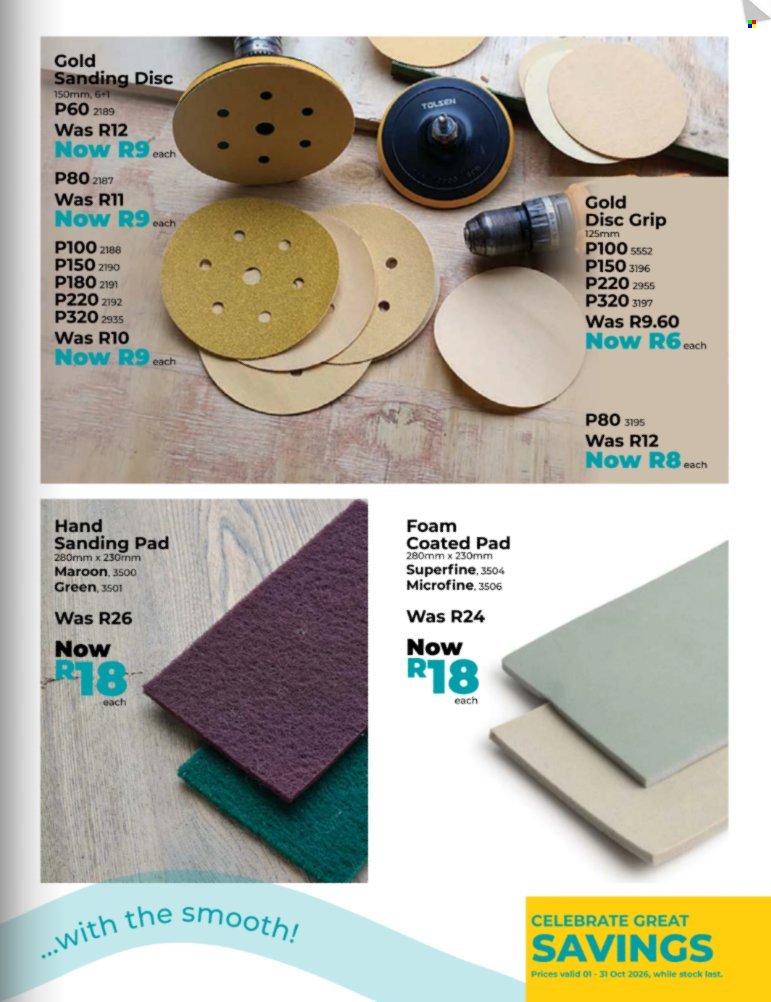 GELMAR specials - From Thursday 1 Oct 2026