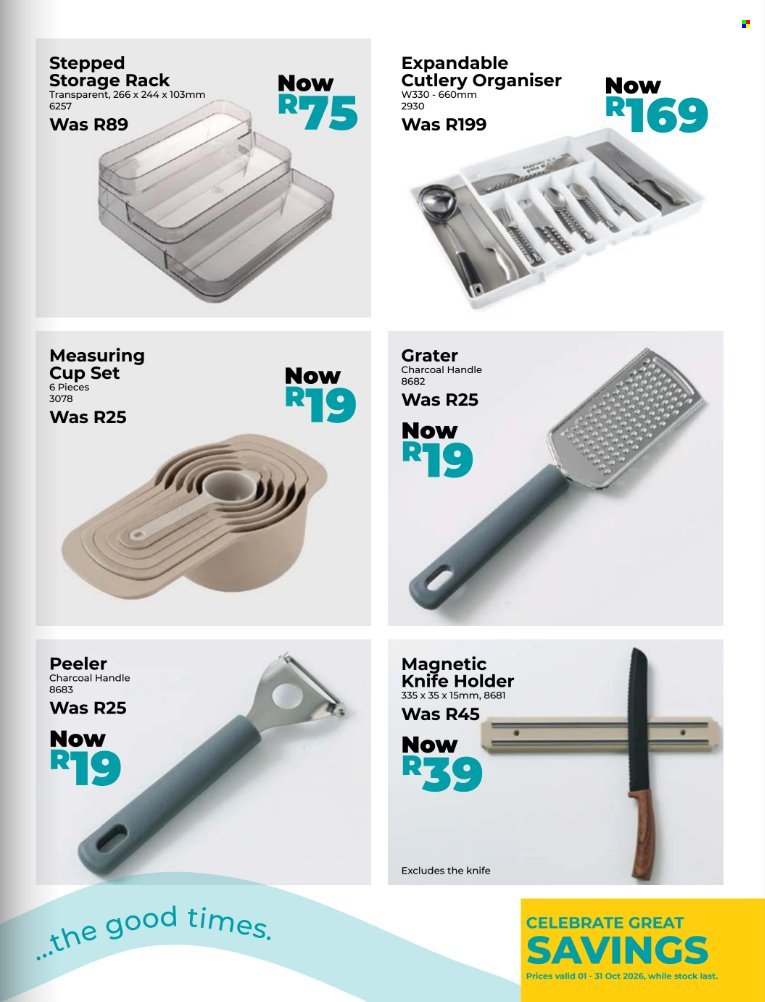 GELMAR specials - From Thursday 1 Oct 2026
