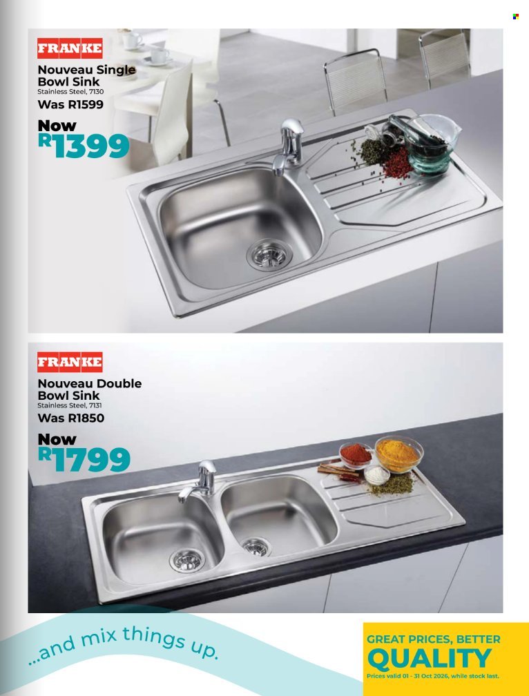 GELMAR specials - From Thursday 1 Oct 2026