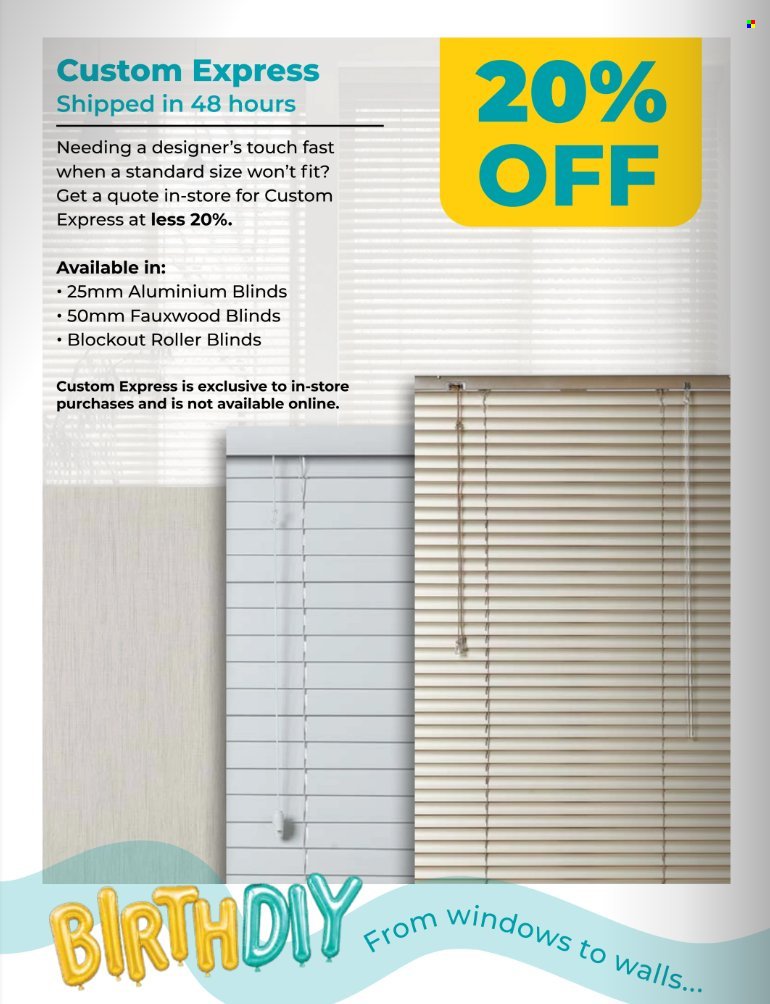 GELMAR specials - From Thursday 1 Oct 2026