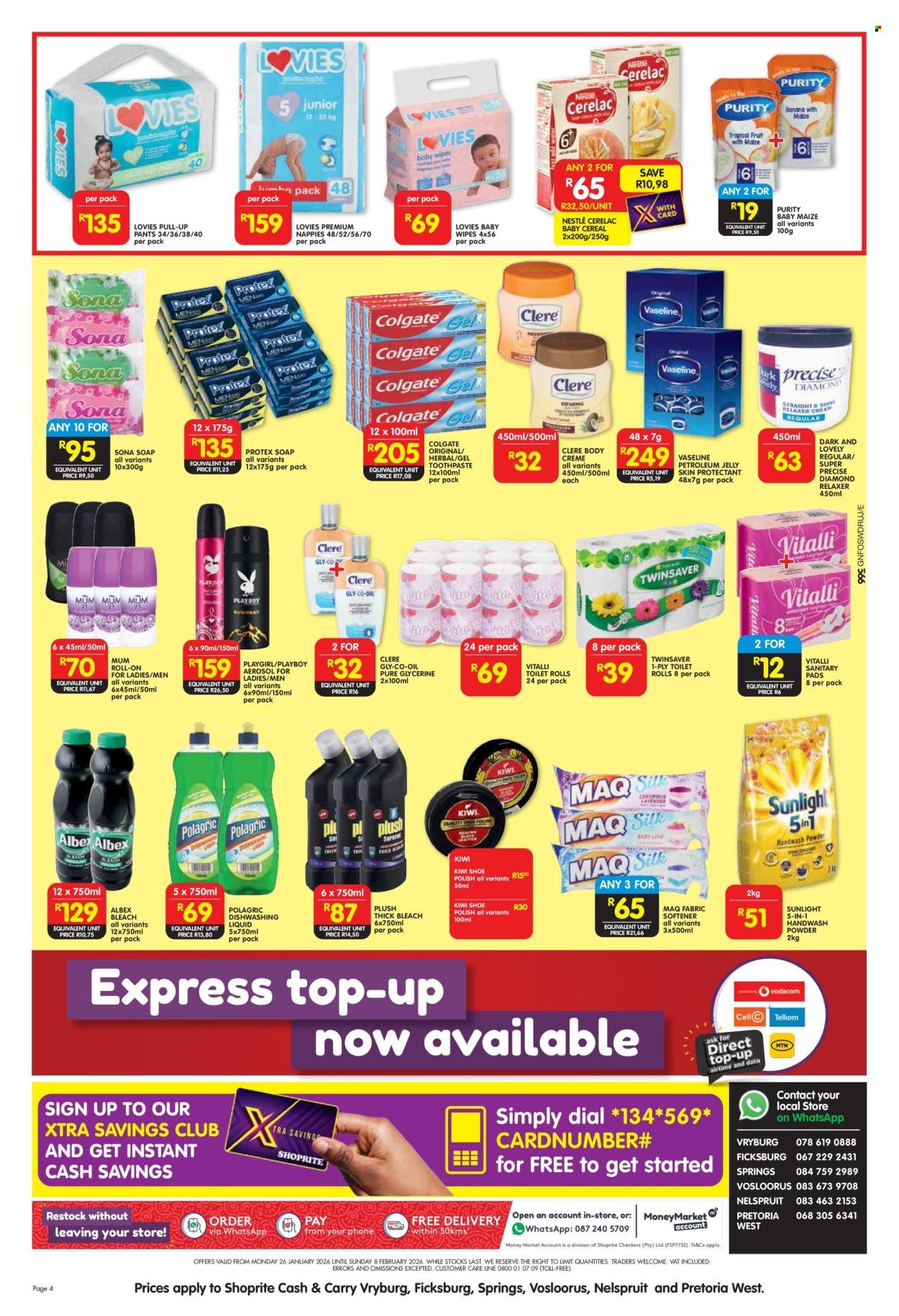 SHOPRITE specials - Cash & Carry Month End Savings Selected Stores (2026-01-26 - 2026-02-08) | 4