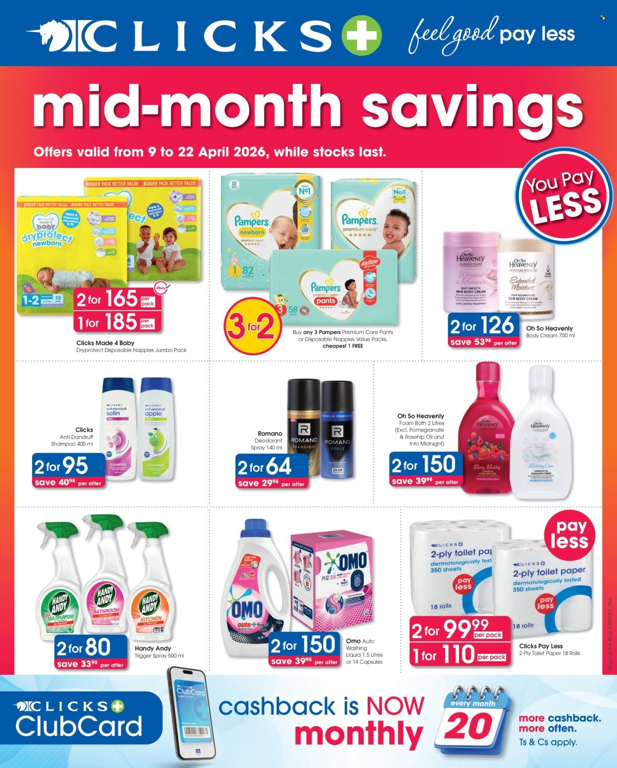 CLICKS specials - From Thursday 9 Apr 2026 (2026-04-09 - 2026-04-22) | 1