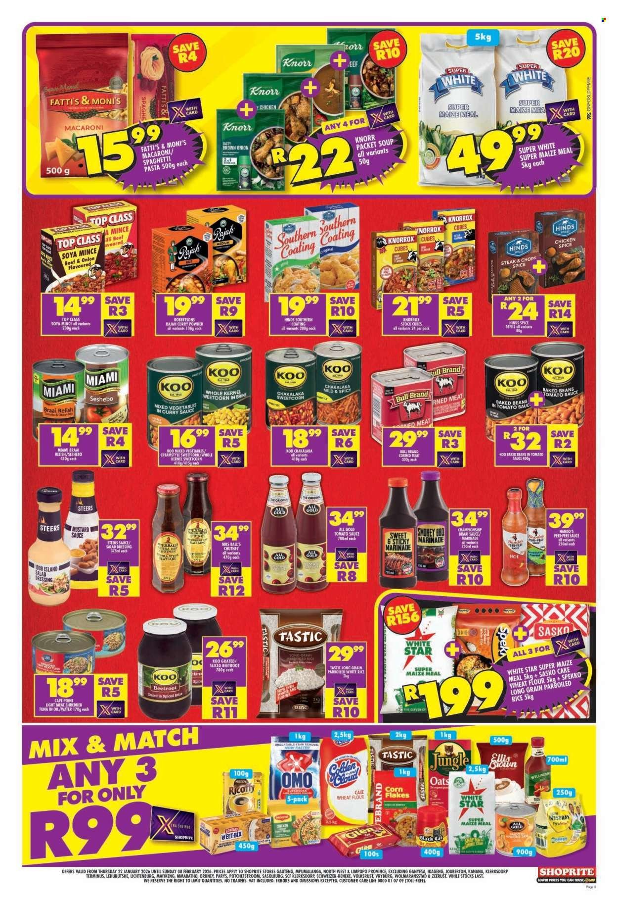 SHOPRITE specials - January Price Gauteng (2026-01-22 - 2026-02-08) | 5