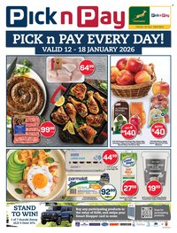 PICK N PAY specials - Weekly Specials (2026-01-12 - 2026-01-18)