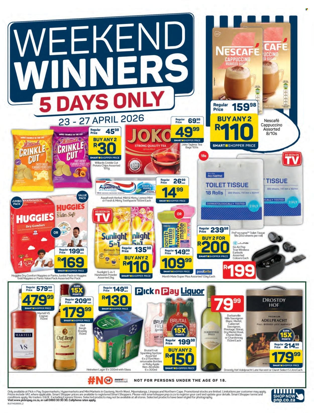 PICK N PAY specials - Weekend Specials (2026-04-23 - 2026-04-27) | 2
