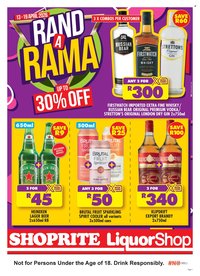 SHOPRITE specials - LiquorShop Rand a Rama (2026-04-13 - 2026-04-19)