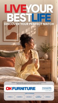 OK FURNITURE specials - From Friday 16 Oct 2026