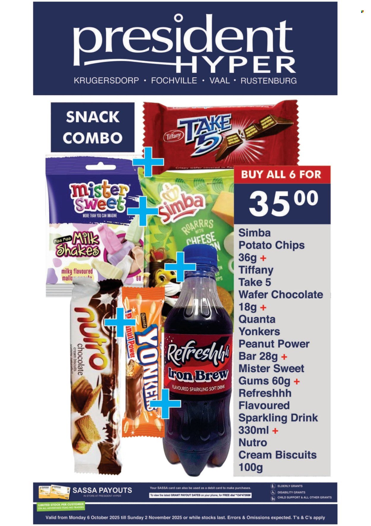 PRESIDENT HYPER specials - Combo Deals Specials (2025-10-06 - 2025-11-02) | 10