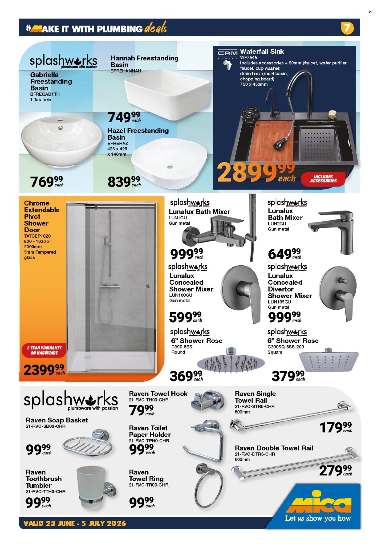 MICA specials - From Tuesday 23 Jun 2026