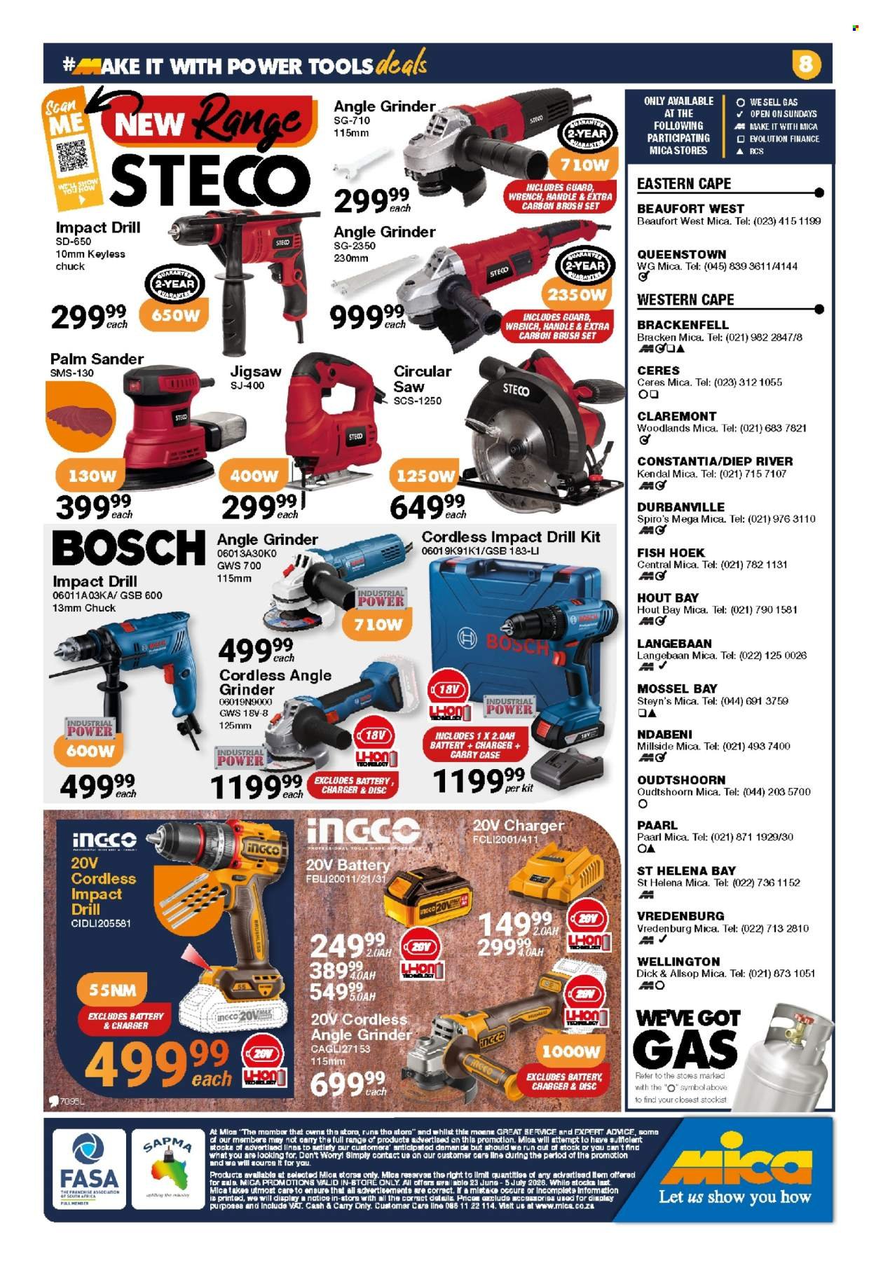 MICA specials - From Tuesday 23 Jun 2026