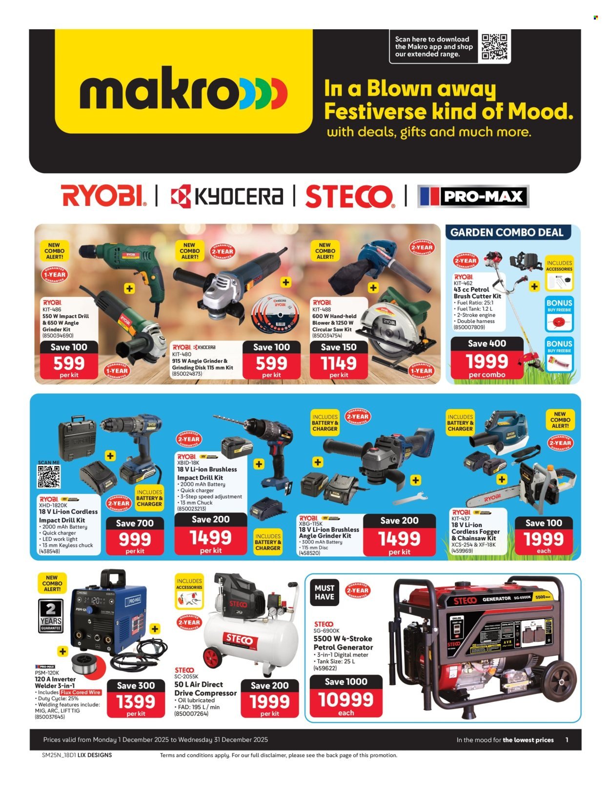 MAKRO specials - Ryobi (2025-12-01 - 2025-12-31) | 1