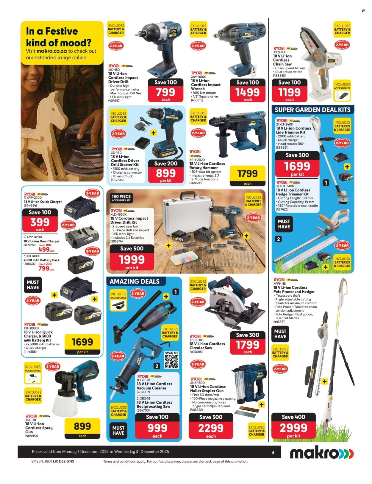 MAKRO specials - Ryobi (2025-12-01 - 2025-12-31) | 3