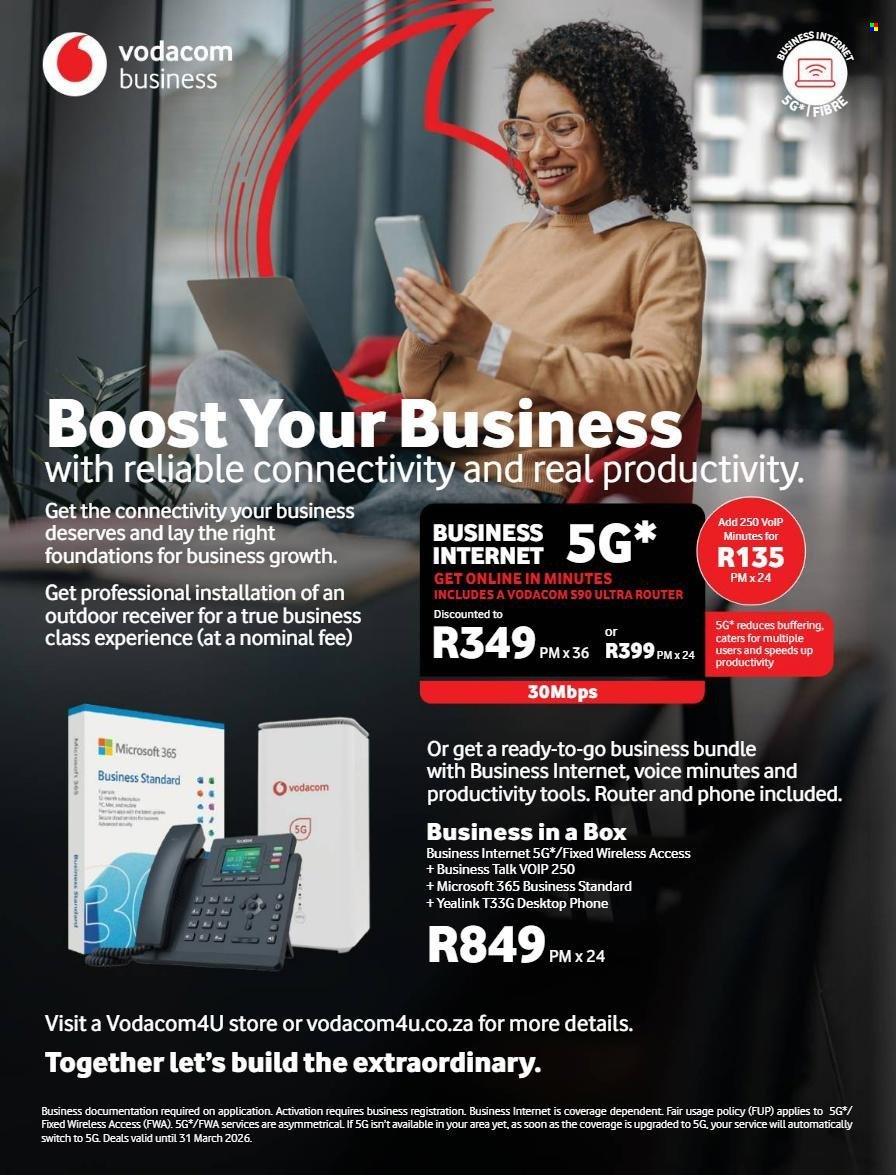 VODACOM specials - From Friday 6 Mar 2026 (2026-03-06 - 2026-04-01) | 30