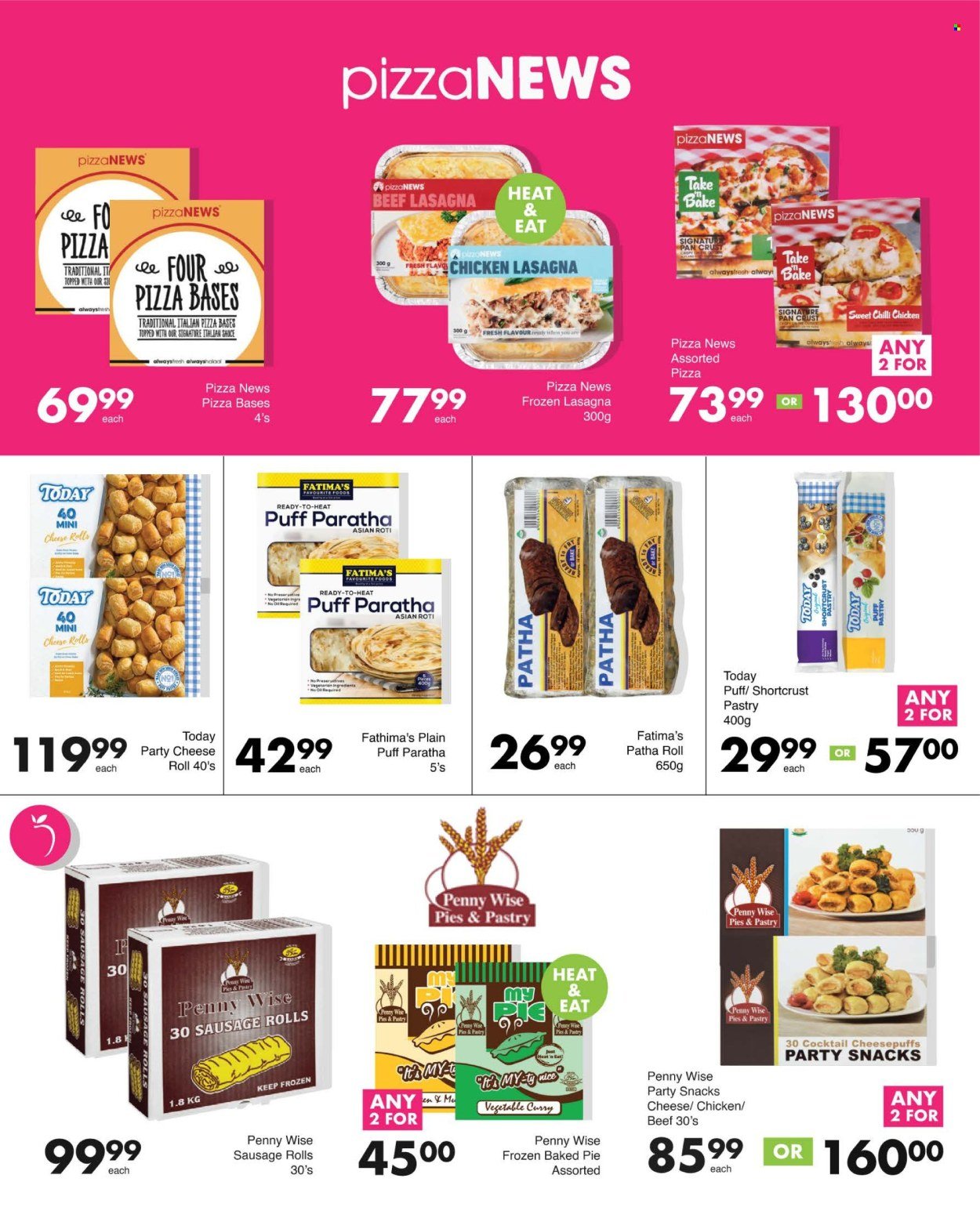 SAVE specials - From Thursday 13 Aug 2026