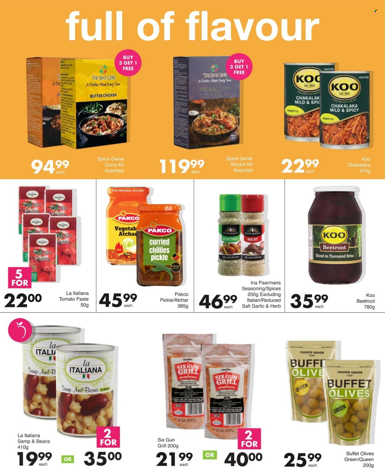 SAVE specials - From Thursday 13 Aug 2026