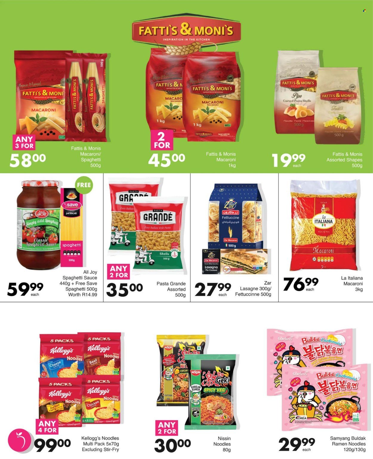 SAVE specials - From Thursday 13 Aug 2026