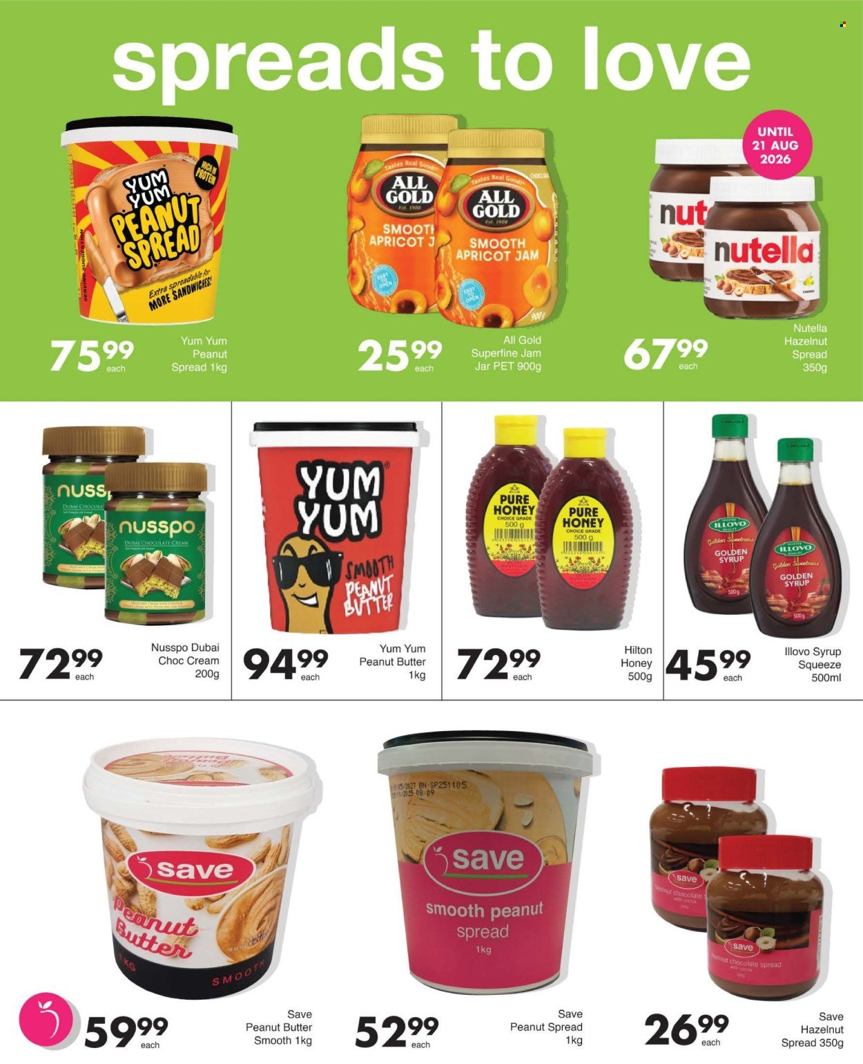 SAVE specials - From Thursday 13 Aug 2026
