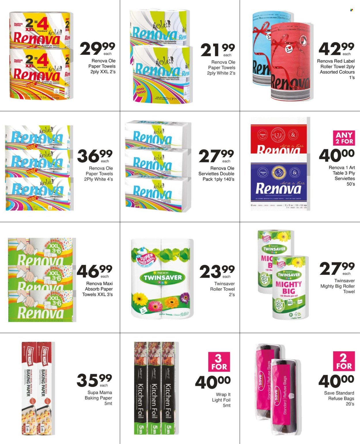 SAVE specials - From Thursday 13 Aug 2026