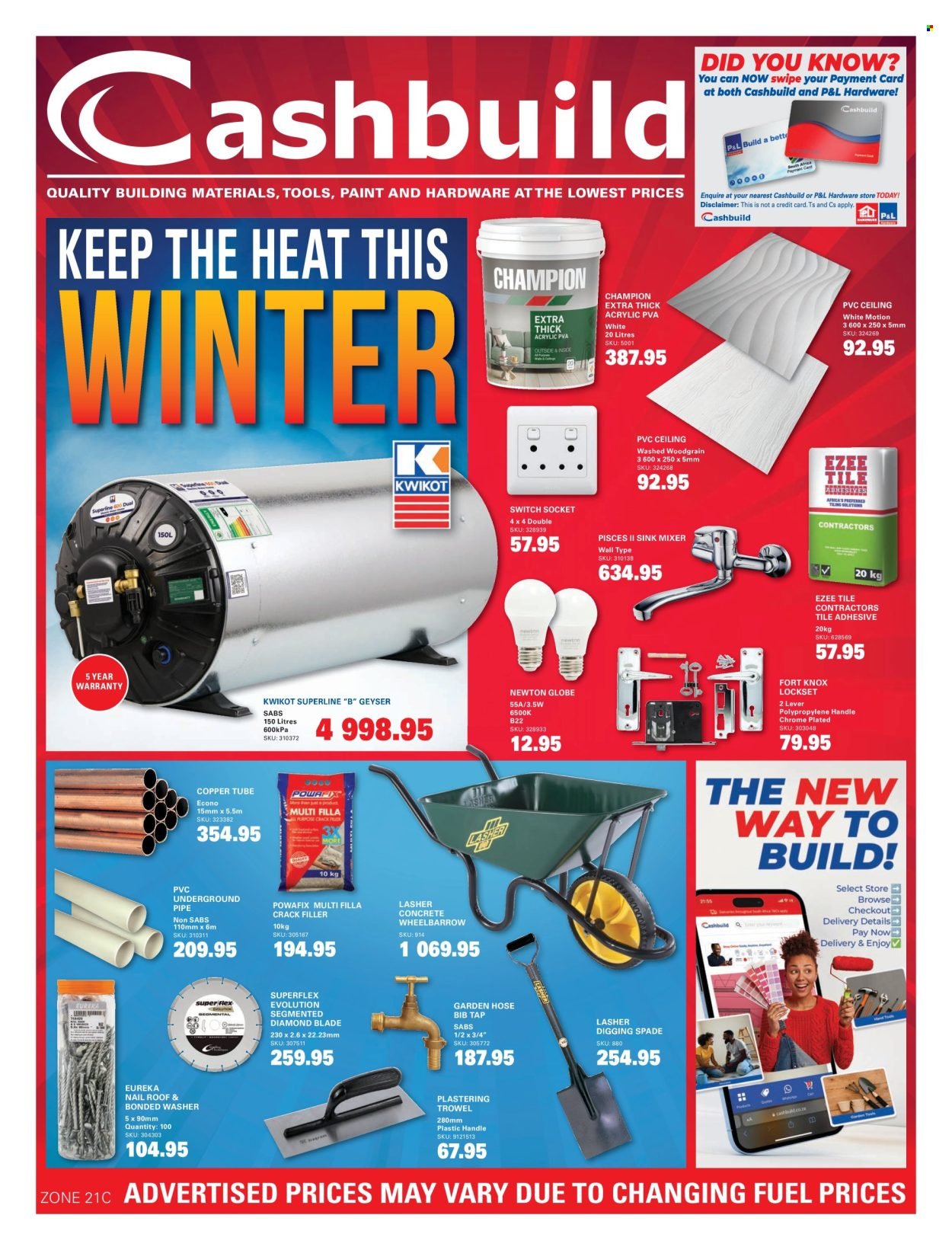 CASHBUILD specials - From Monday 20 Jul 2026