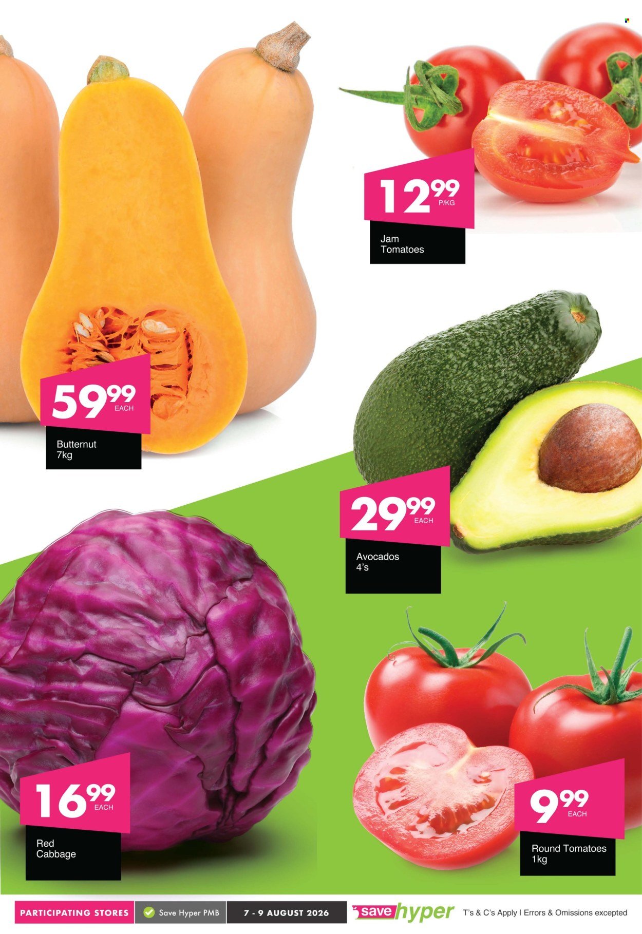 SAVE specials - From Friday 7 Aug 2026