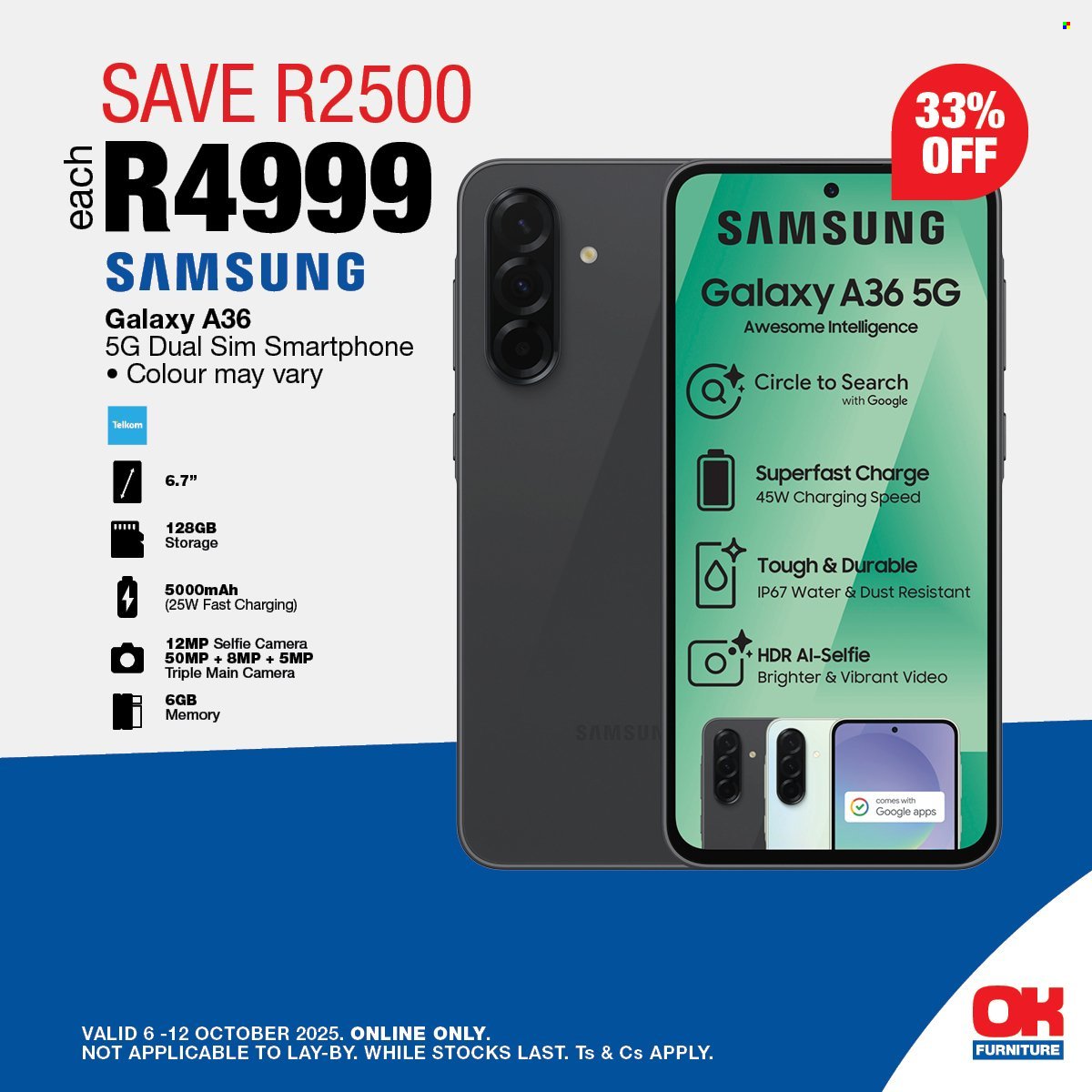 OK FURNITURE specials - From Monday 6 Oct 2025 (2025-10-06 - 2025-10-12) | 3