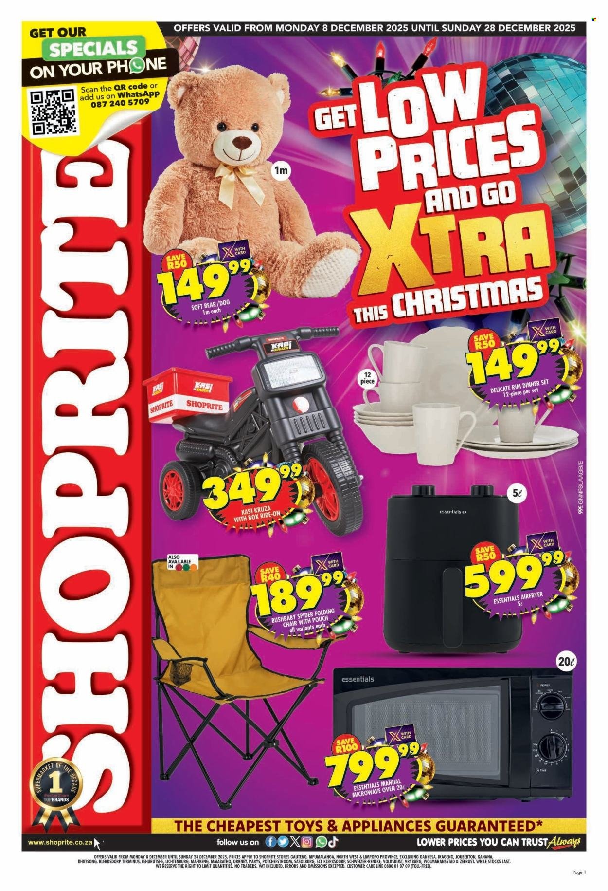 SHOPRITE specials - Christmas Favourites Gauteng (2025-12-08 - 2025-12-28) | 1