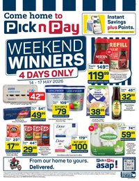 PICK N PAY specials - Weekend Specials (2026-05-14 - 2026-05-17)