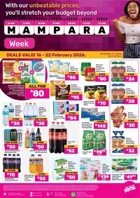 GAME specials - Mampara Week (2026-02-16 - 2026-02-22)