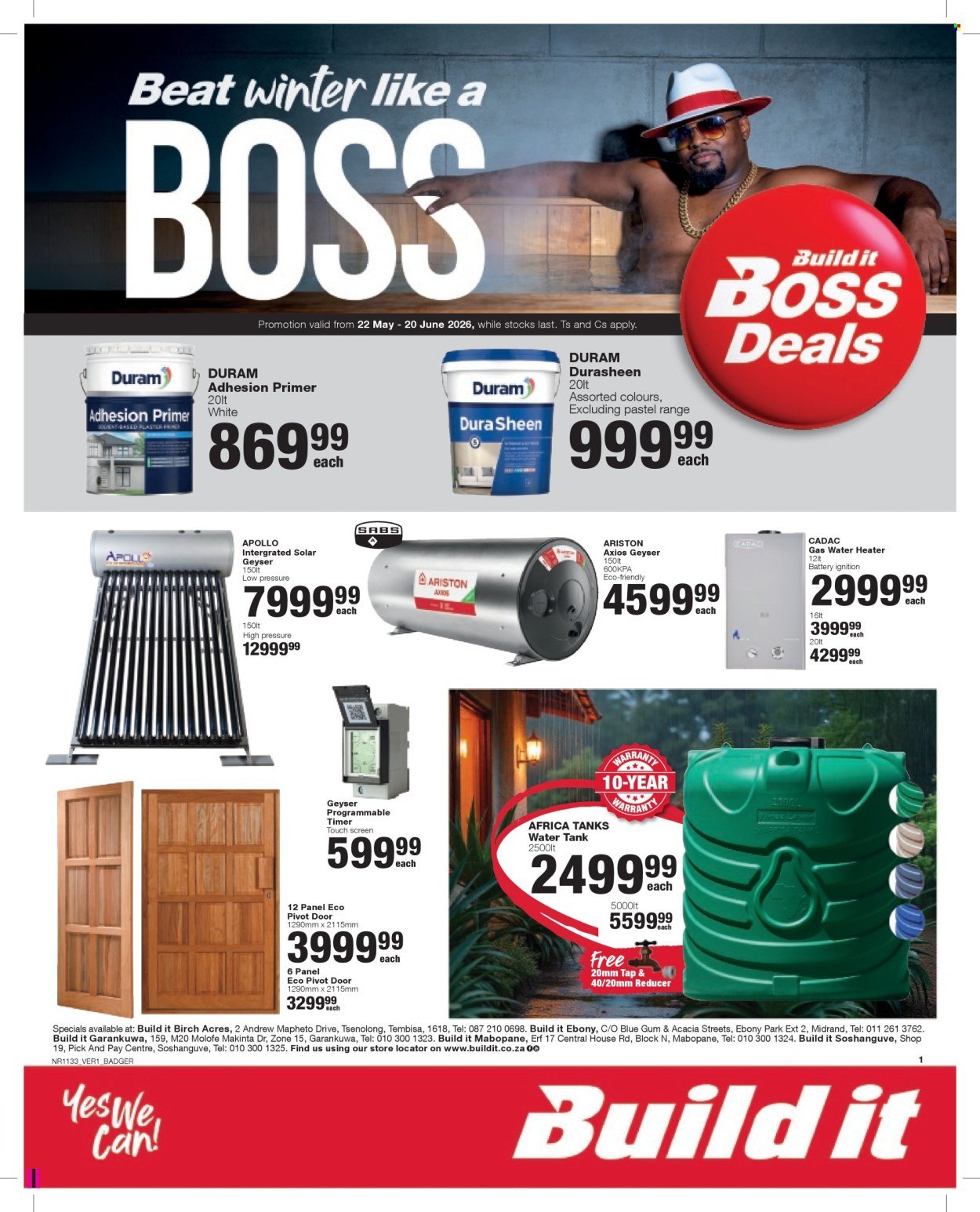 BUILD IT specials - From Friday 22 May 2026